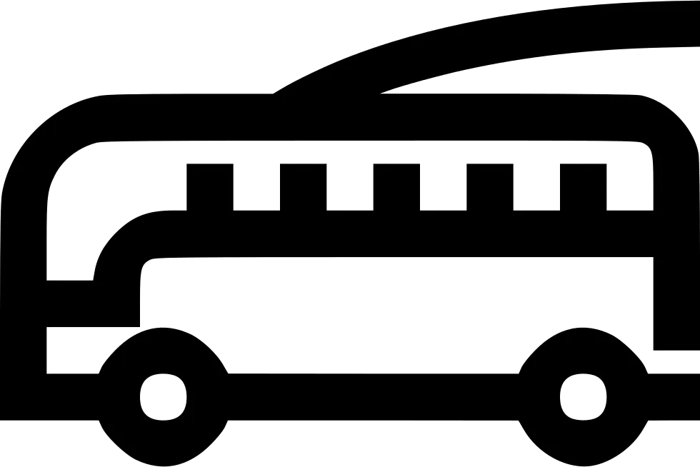 trolleybus app icon, mobile-friendly vector, free transparent png